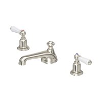 Perrin & Rowe Traditional Three-Hole Basin Mixer (Lever Handles) - Pewter