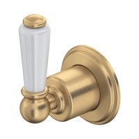 Perrin & Rowe Traditional Three-Way Diverter (Lever Handle) - Satin Brass