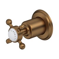 Perrin & Rowe Traditional Three-Way Diverter (Crosstop Handle) - English Bronze