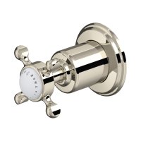 Perrin & Rowe Traditional Three-Way Diverter (Crosstop Handle) - Nickel