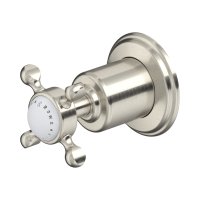 Perrin & Rowe Traditional Three-Way Diverter (Crosstop Handle) - Pewter