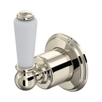 Perrin & Rowe Traditional Three-Way Diverter with Shut Off (Lever Handle) - Nickel