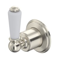 Perrin & Rowe Traditional Three-Way Diverter with Shut Off (Lever Handle) - Pewter
