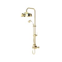 Perrin & Rowe Traditional Shower Set One with 5" Shower Rose - Polished Brass
