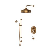 Perrin & Rowe Traditional Shower Set Two with 12" Shower Rose - English Bronze
