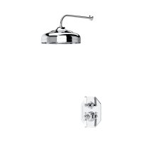 Perrin & Rowe Traditional Shower Set Three with 5" Shower Rose - Chrome