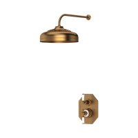 Perrin & Rowe Traditional Shower Set Three with 5" Shower Rose - English Bronze
