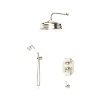 Perrin & Rowe Traditional Shower Set Four with 5" Shower Rose - Pewter