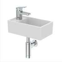 Ideal Standard i.life S 370mm 1 Left Hand Tap Hole Basin