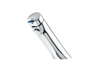 Roca Avant Self-Closing Basin Pillar Tap with Push Button