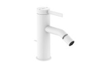 Roca Ona Bidet Mixer with Pop-Up Waste - Matt White