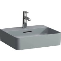 Laufen Val 450mm 1 Tap Hole Basin - Matt Graphite