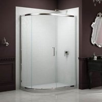 Sommer 8 Single Door Offset Quadrant Shower Enclosure 900 x 760mm