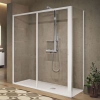 Novellini Lunes 2.0 2P 2 Part Slider Shower Enclosure