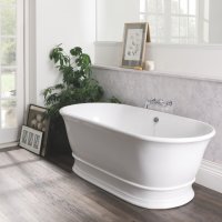 BC Designs Traditional Polished White Bampton Bath