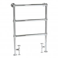 Bayswater Juliet Floor Mounted 966 x 676mm Chrome Towel Rail