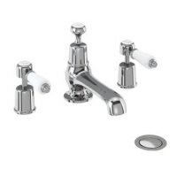 Burlington Kensington 3 Hole Basin Mixer