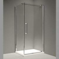 Merlyn 10 Series 800mm Smoked Glass Pivot Door Ex-Display