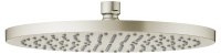 Keuco 250mm Round Shower Head - Brushed Nickel