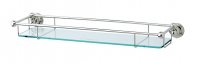 Perrin & Rowe Traditional Chrome 510mm Glass Shelf (6953) - Stock Clearance