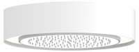 Keuco Ceiling Mounted Shower Head with DALI Lighting - Matt White