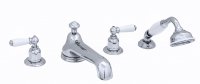 Perrin & Rowe 4Hole Deck Mounted Bath Set with Lever Handles (3737)