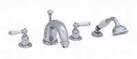 Perrin & Rowe 4Hole Deck Mounted Bath Set with Lever Handles (3248)