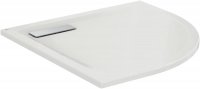 Ideal Standard Ultraflat New 800 x 800mm Quadrant Shower Tray with Waste - Silk White