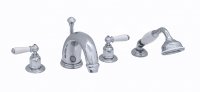 Perrin & Rowe 4Hole Deck Mounted Bath Set with Lever Handles (3245)