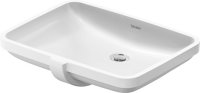 Duravit No.1 585mm 1 Tap Hole Vanity Basin - White