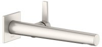 Keuco Edition 11 Single Lever Mixer for Wall Mounting Extension 243mm - Brushed Nickel