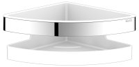 Keuco Collection Moll Corner Shower Basket - Chrome/White