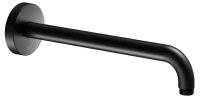 Keuco 300mm Wall-Mounted Shower Arm with Round Rosette - Matt Black