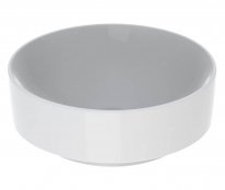 Geberit VariForm 400mm Round Lay-On Countertop Basin - No Overflow