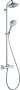 Hansgrohe Raindance S Showerpipe 240 1jet Ecosmart with Thermostatic Shower Mixer - Chrome