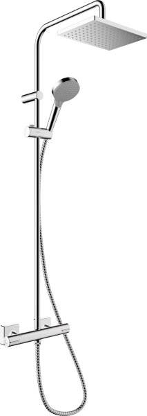 Hansgrohe Vernis Shape Showerpipe 230 1jet Ecosmart with Thermostat - Chrome