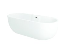 Trojan Alcora 1555 x 750mm Freestanding Double Ended Bath