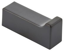 Keuco Edition 11 50mm Robe Hook - Brushed Black / Chrome