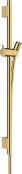 Hansgrohe Unica Shower Rail S Puro 65cm with Isiflex Shower Hose 160cm - Polished Gold-Optic