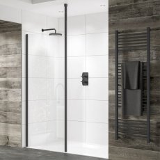 Sommer Evolve Black Frame Wetroom Panels