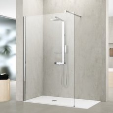 Novellini Kuadra H Wetroom Shower Screens