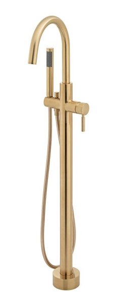 Vado Individual Origins Floor Standing Bath Shower Mixer - Brushed Nickel - Stock Clearance
