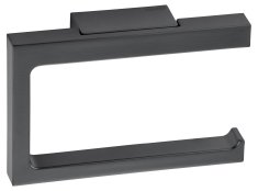 Keuco Edition 11 Toilet Roll Holder - Brushed Black / Chrome