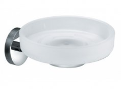 Vado Eclipse Frosted Glass Soap Dish and Holder