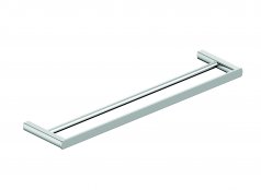 RAK Petit Square 600mm Double Towel Bar - Chrome