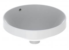 Geberit VariForm 400mm Round Countertop Basin - With Overflow