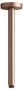 Keuco 300mm Ceiling Mounted Shower Arm with Round Rosette - Brushed Red Gold