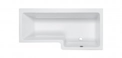 Carron Quantum 1500 x 700/850mm Right Hand Carronite Shower Bath