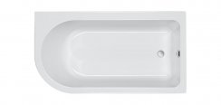 Carron Status 1550 x 850mm Left Hand Acrylic Shower Bath