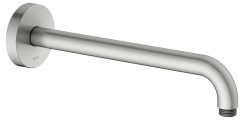 Keuco 300mm Wall-Mounted Shower Arm with Round Rosette - Stainless Steel